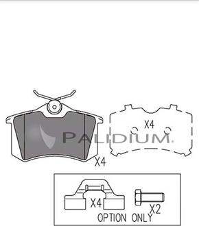 Ashuki P1-1118 - Brake Pad Set, disc brake www.autospares.lv