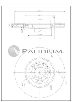 Ashuki P330-241 - Bremžu diski www.autospares.lv