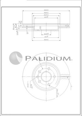 Ashuki P330-258 - Bremžu diski autospares.lv