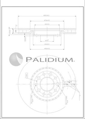 Ashuki P330-265 - Bremžu diski www.autospares.lv