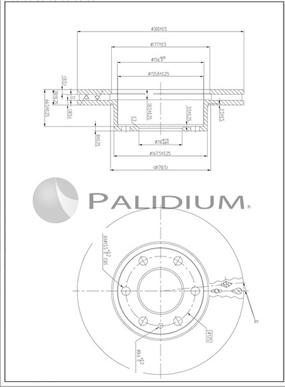 Ashuki P330-272 - Bremžu diski autospares.lv