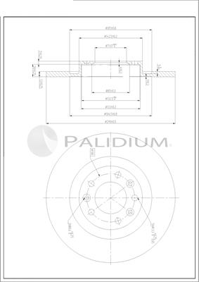 Ashuki P331-140 - Bremžu diski www.autospares.lv