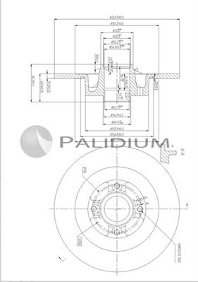 Ashuki P331-127 - Bremžu diski autospares.lv