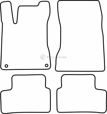 Ashuki PAL18-0930 - Floor Mat Set www.autospares.lv