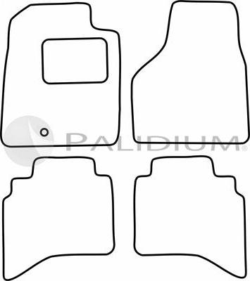 Ashuki PAL18-0332 - Paklājiņu komplekts autospares.lv