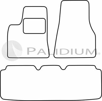 Ashuki PAL18-1664 - Paklājiņu komplekts www.autospares.lv