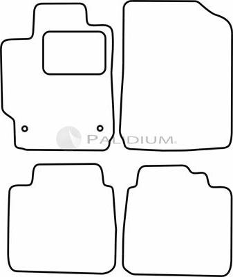 Ashuki PAL18-1681 - Paklājiņu komplekts autospares.lv