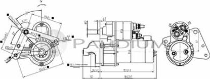 Ashuki PAL17-1004 - Starteris autospares.lv