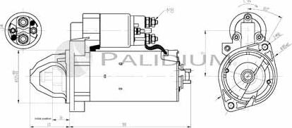 Ashuki PAL17-1005 - Starter www.autospares.lv