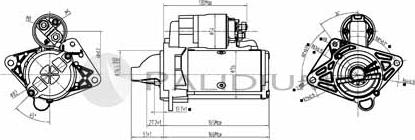 Ashuki PAL17-1008 - Starteris autospares.lv