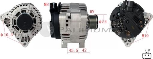 Ashuki PAL17-2005 - Генератор www.autospares.lv