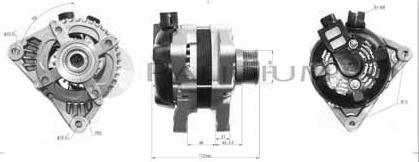 Ashuki PAL17-2001 - Генератор www.autospares.lv