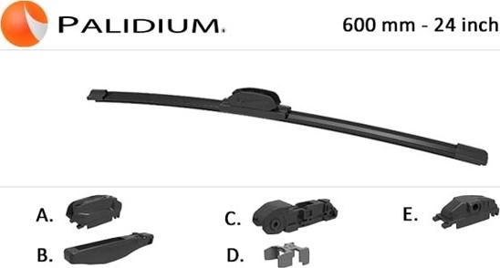 Ashuki PAL7-2600 - Stikla tīrītāja slotiņa autospares.lv