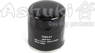 Ashuki T092-01 - Oil Filter www.autospares.lv