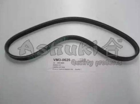 Ashuki VM3-0625 - Поликлиновой ремень www.autospares.lv