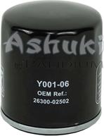 Ashuki Y001-06 - Eļļas filtrs autospares.lv