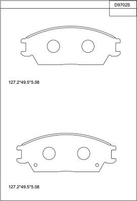 BOSCH 424 330B - Bremžu uzliku kompl., Disku bremzes autospares.lv