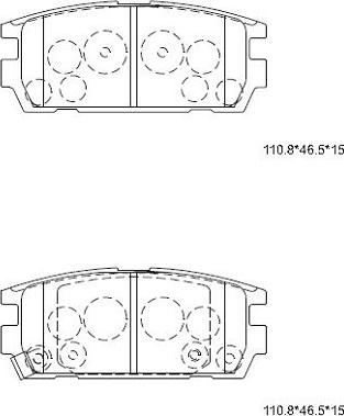 Asimco KD9712 - Bremžu uzliku kompl., Disku bremzes autospares.lv