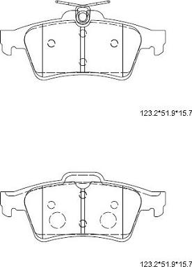 Asimco KD6508 - Bremžu uzliku kompl., Disku bremzes autospares.lv