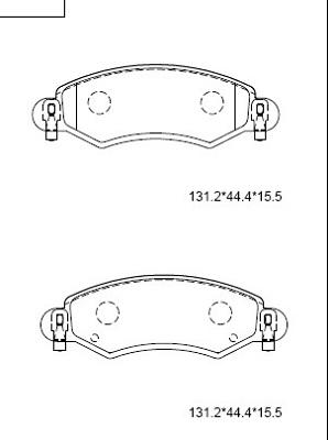 FTE 9002300 - Тормозные колодки, дисковые, комплект www.autospares.lv