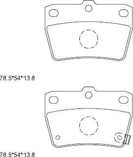 Asimco KD2637 - Bremžu uzliku kompl., Disku bremzes autospares.lv