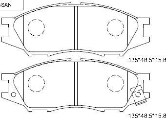 Textar TX0017 - Тормозные колодки, дисковые, комплект www.autospares.lv