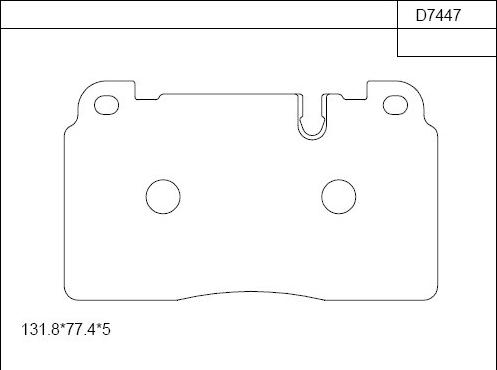 Asimco KD7447 - Bremžu uzliku kompl., Disku bremzes www.autospares.lv