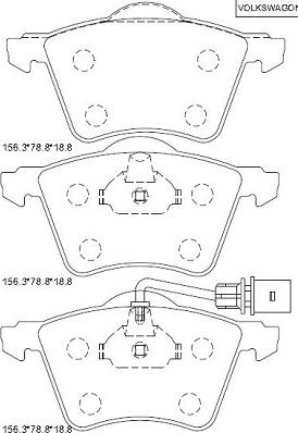 Asimco KD7580 - Тормозные колодки, дисковые, комплект www.autospares.lv