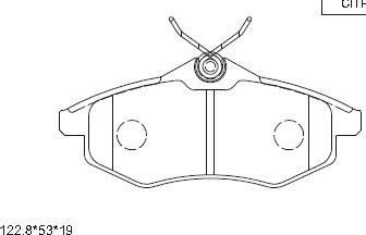 Magneti Marelli 363700201324 - Bremžu uzliku kompl., Disku bremzes www.autospares.lv