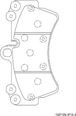 Asimco KD7570 - Bremžu uzliku kompl., Disku bremzes www.autospares.lv