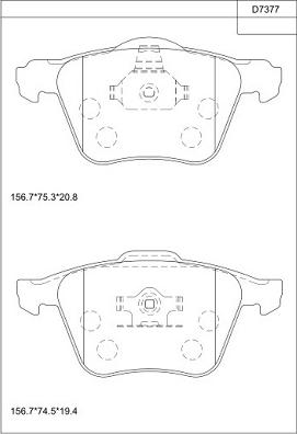 JP Group 1563604410 - Bremžu uzliku kompl., Disku bremzes autospares.lv