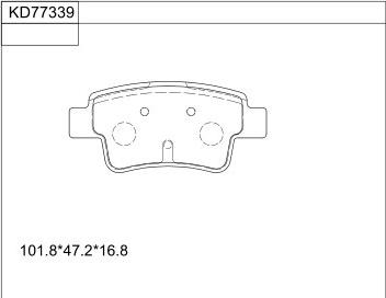 Jurid 573166JC - Тормозные колодки, дисковые, комплект www.autospares.lv