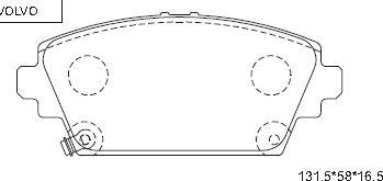 Asimco KD7727 - Bremžu uzliku kompl., Disku bremzes autospares.lv