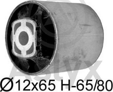 Aslyx AS-521292 - Сайлентблок, рычаг подвески колеса www.autospares.lv