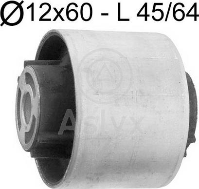 Aslyx AS-105360 - Сайлентблок, рычаг подвески колеса www.autospares.lv