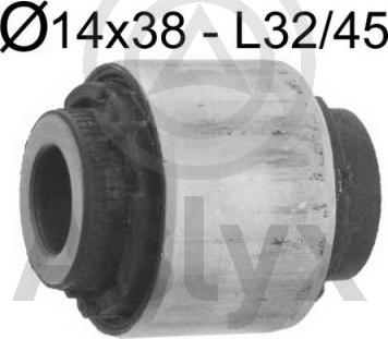 Aslyx AS-202721 - Сайлентблок, рычаг подвески колеса www.autospares.lv