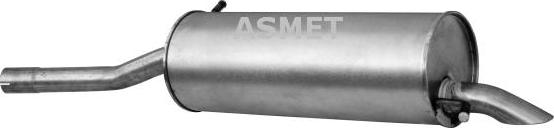 Asmet 09.094 - End Silencer www.autospares.lv