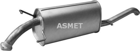 Asmet 31.003 - Izplūdes gāzu trokšņa slāpētājs (pēdējais) www.autospares.lv