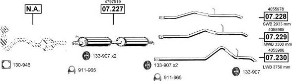 Asmet FO075170 - Izplūdes gāzu sistēma www.autospares.lv