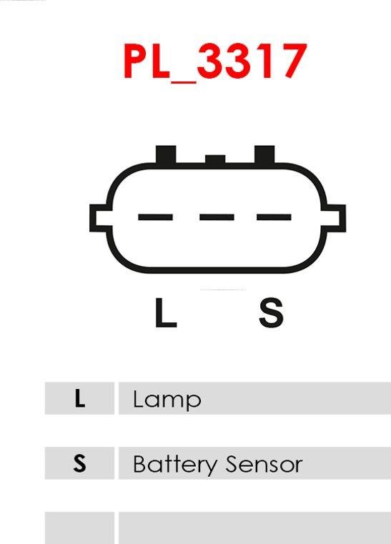 AS-PL A9372S - Ģenerators www.autospares.lv