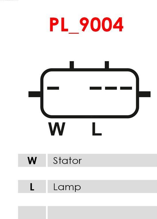 AS-PL ARE5087(MITSUBISHI) - Ģeneratora sprieguma regulators www.autospares.lv