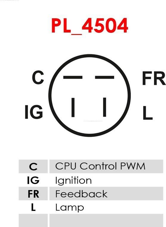 AS-PL ARE5045 - Ģeneratora sprieguma regulators autospares.lv