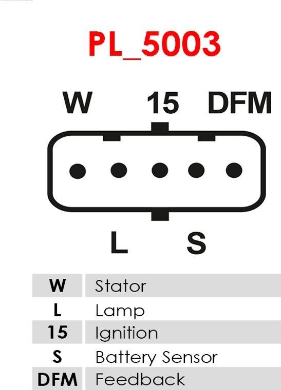 AS-PL ARE5118 - Ģeneratora sprieguma regulators autospares.lv