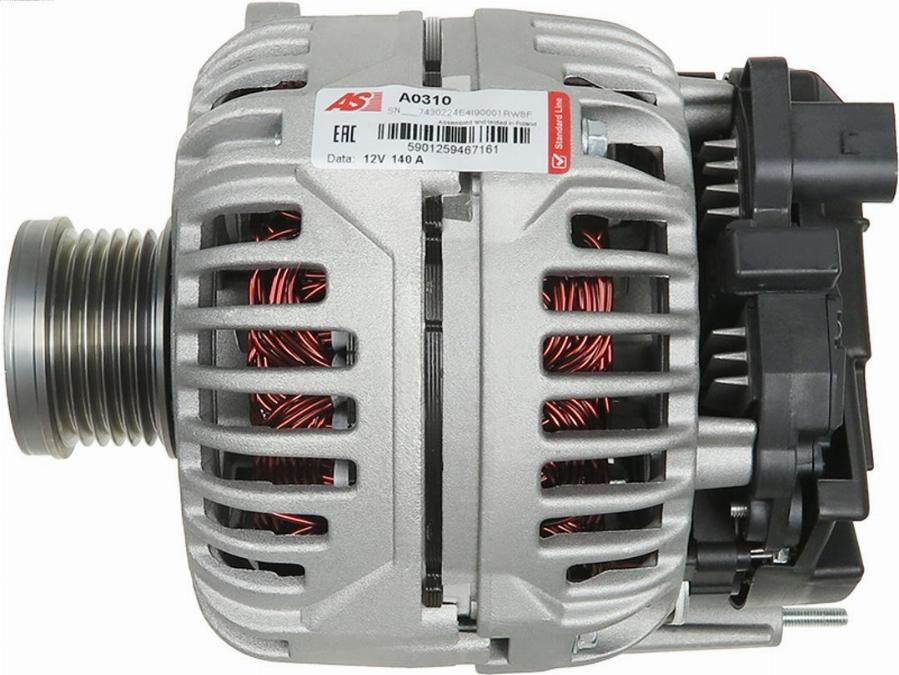 AS-PL A0310 - Alternator www.autospares.lv