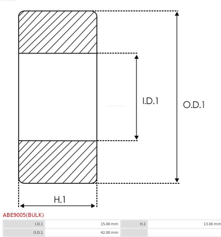 AS-PL ABE9005(BULK) - Bearing www.autospares.lv