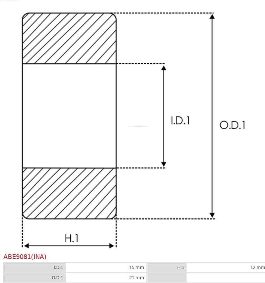 AS-PL ABE9081(INA) - Gultnis www.autospares.lv