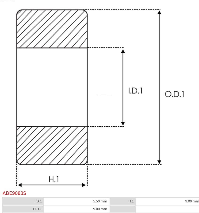 AS-PL ABE9083S - Bearing www.autospares.lv