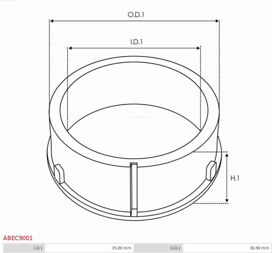 AS-PL ABEC9001 - Drošības vāciņš, Ģenerators www.autospares.lv