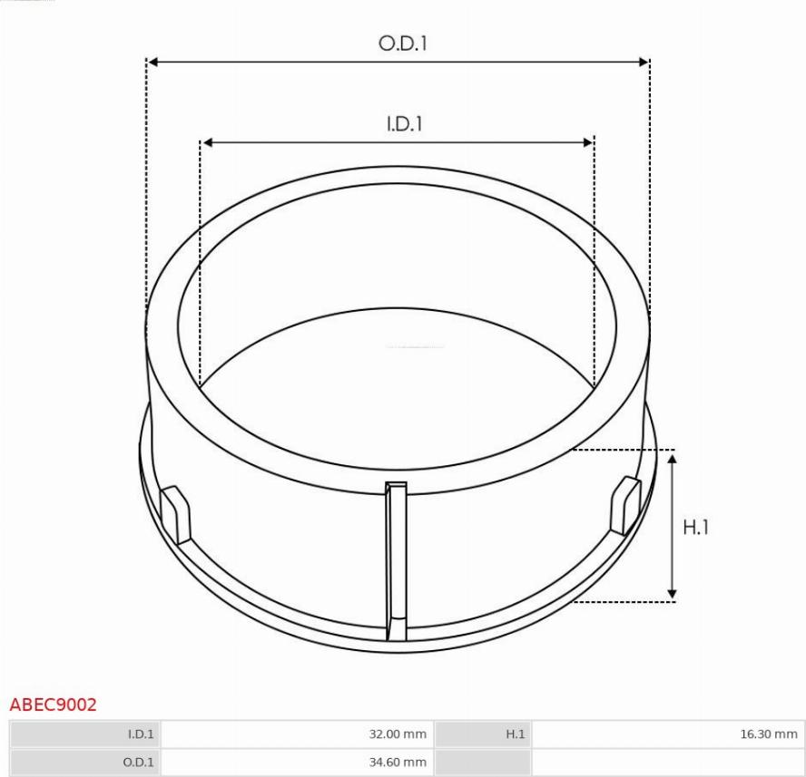 AS-PL ABEC9002 - Защитная крышка, генератор www.autospares.lv