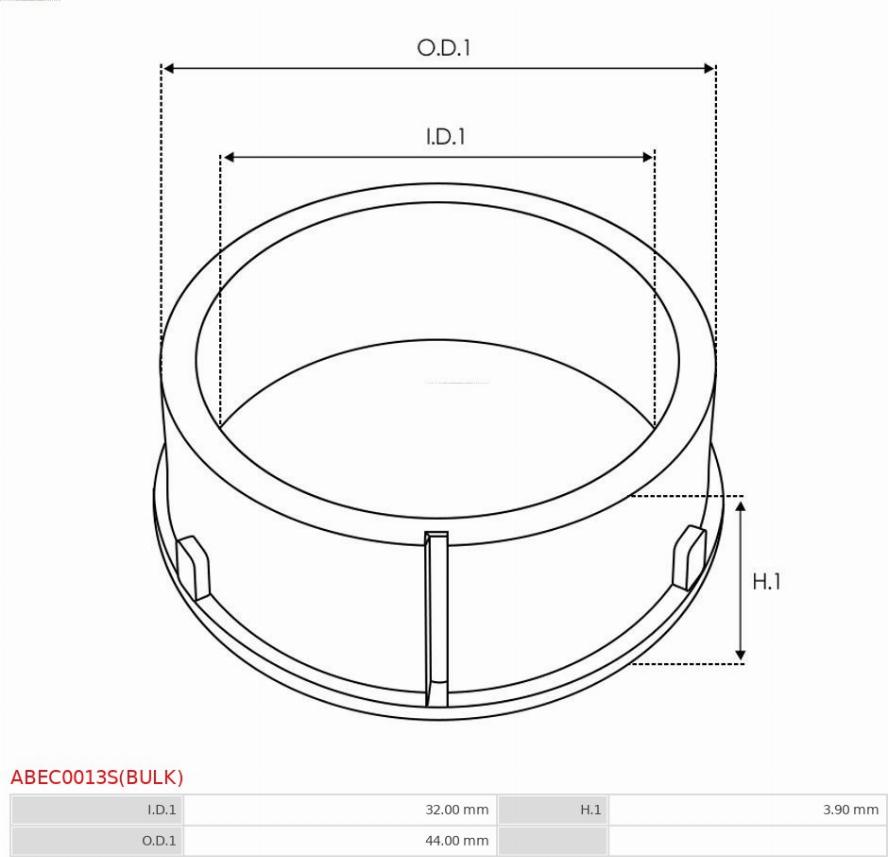 AS-PL ABEC0013S(BULK) - Drošības vāciņš, Ģenerators www.autospares.lv